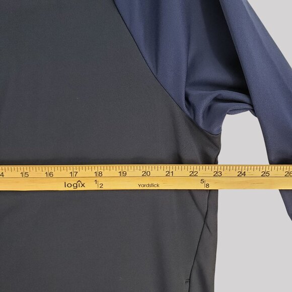 Nike Dri-Fit Full-Zip Jacket Navy Blue Lightweight Training Top Mens L - Picture 8 of 8